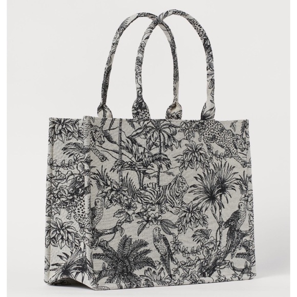 H&M Shopper Handbag Tote Bag - Picture 12 of 16